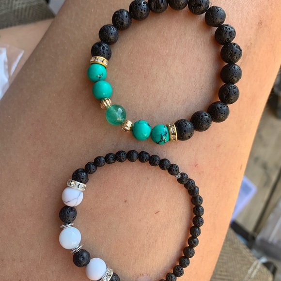 Healing stone diffuser bracelets - Picture 4 of 9